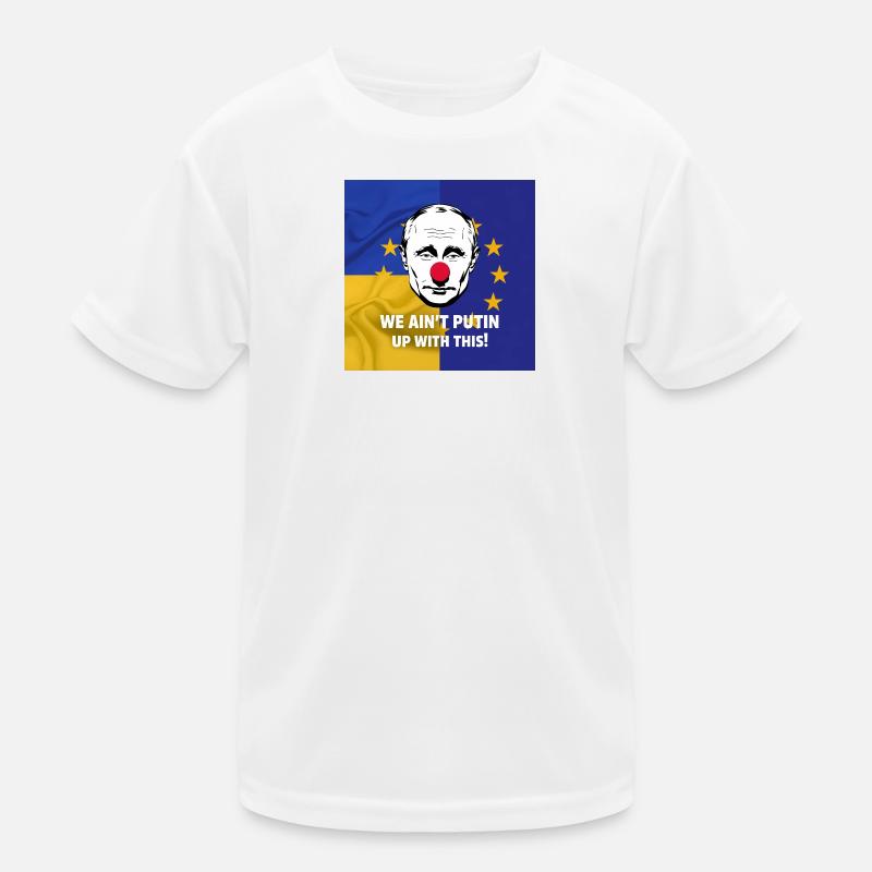 Nous ne sommes pas Poutine avec ça - Protestation politique T-shirt sport Enfant