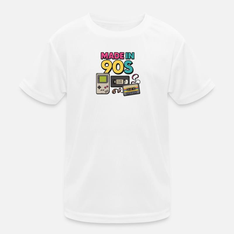 Made in the 90s (Retro Design) Kinder Funktions-T-Shirt