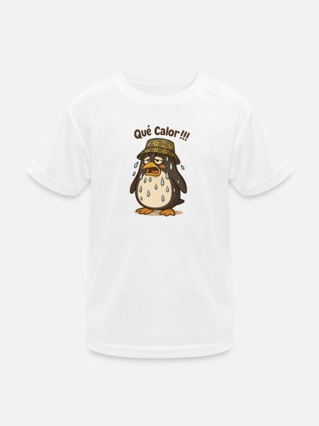 Was für ein Kalor! - Kinder Funktions-T-Shirt - Weiß