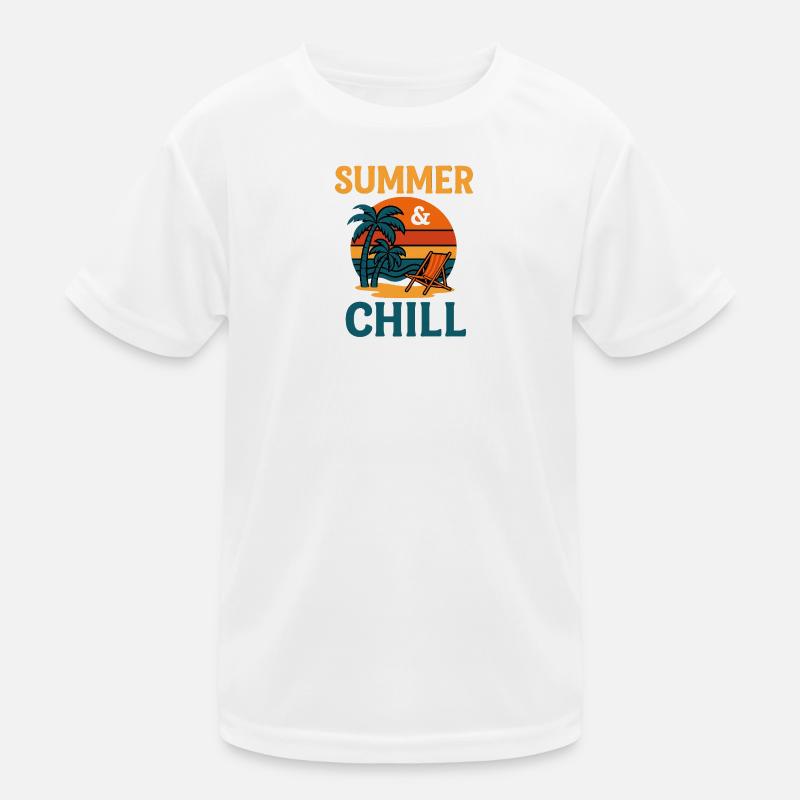 Summer & Chill Kinder Funktions-T-Shirt