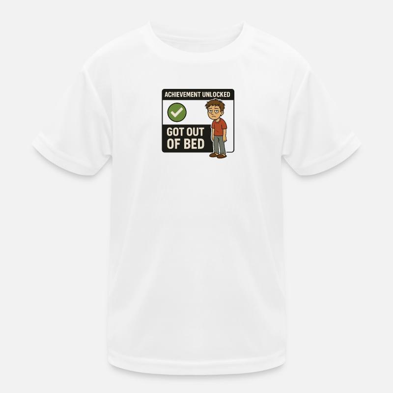 Succès débloqué - Sorti du lit T-shirt sport Enfant