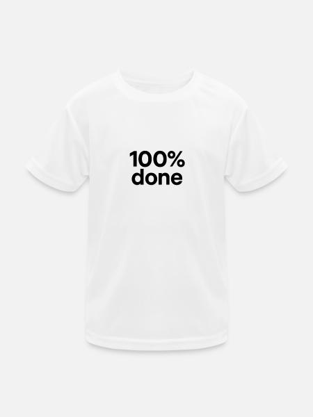 Minimalist Achievement Illustration - Kids Functional T-Shirt - white - Front