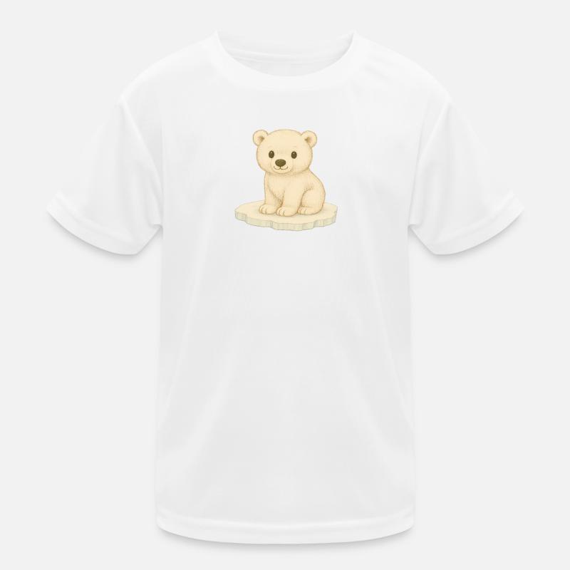 Nordische Arktis - Eisbär Kinder Funktions-T-Shirt