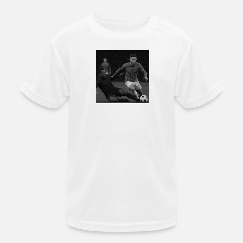 Illustration d’action de football dynamique T-shirt sport Enfant