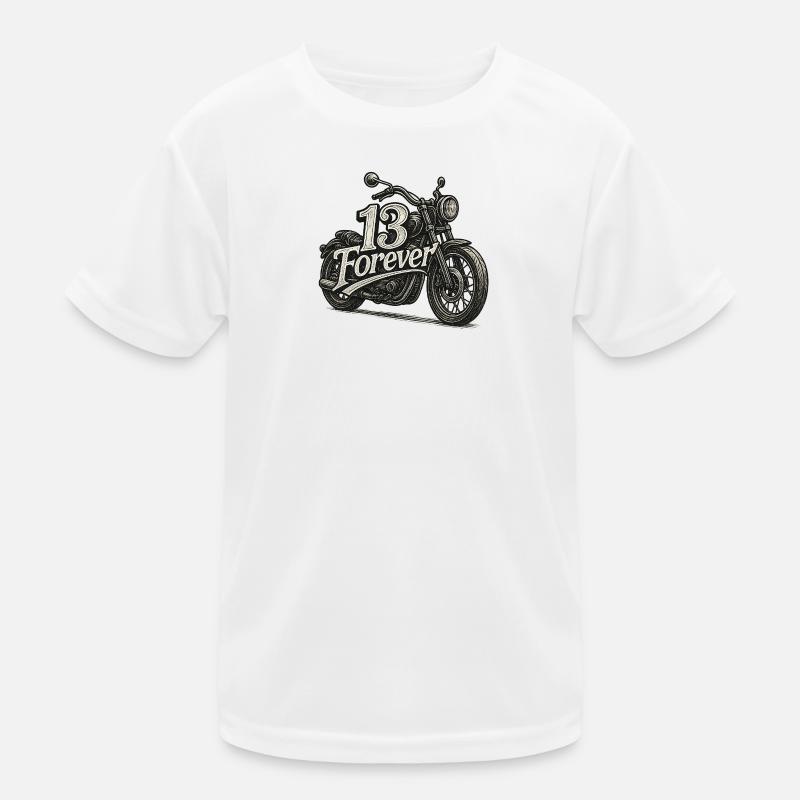 13Motorrad Kinder Funktions-T-Shirt