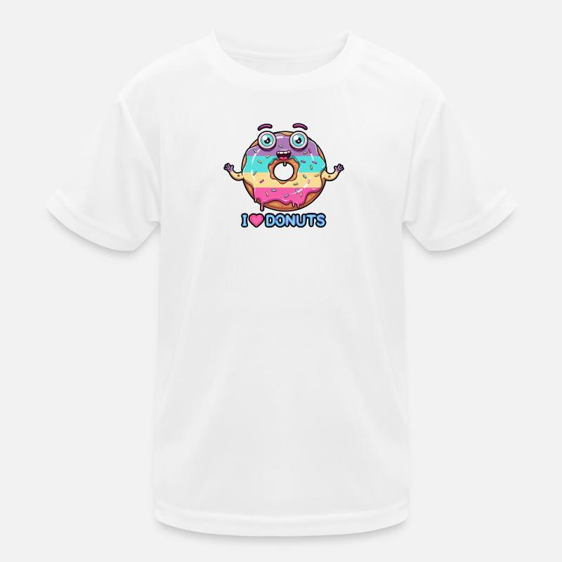 Crazy Donut Kids Functional T-Shirt