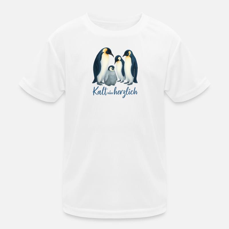 Manchots bleus d’hiver T-shirt sport Enfant