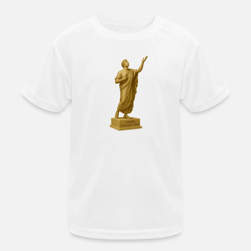 Himmlische Hoffnungskunst Statue Kinder Funktions-T-Shirt