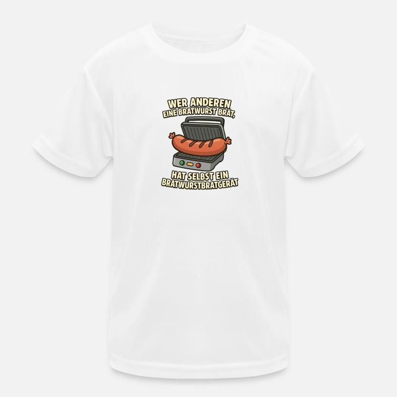 Bratwurst Bratgeräte Spruch T-shirt sport Enfant
