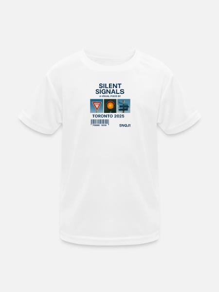 Silent Signals: Toronto 2025 - Kids Functional T-Shirt - white
