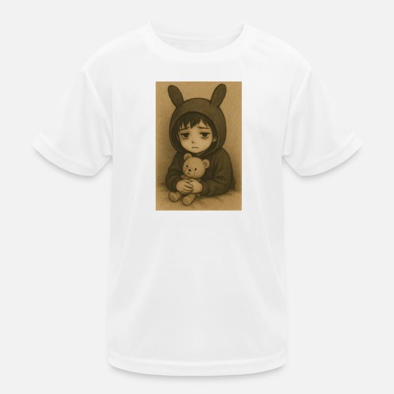 "Riku" - Kinder Funktions-T-Shirt - Weiß