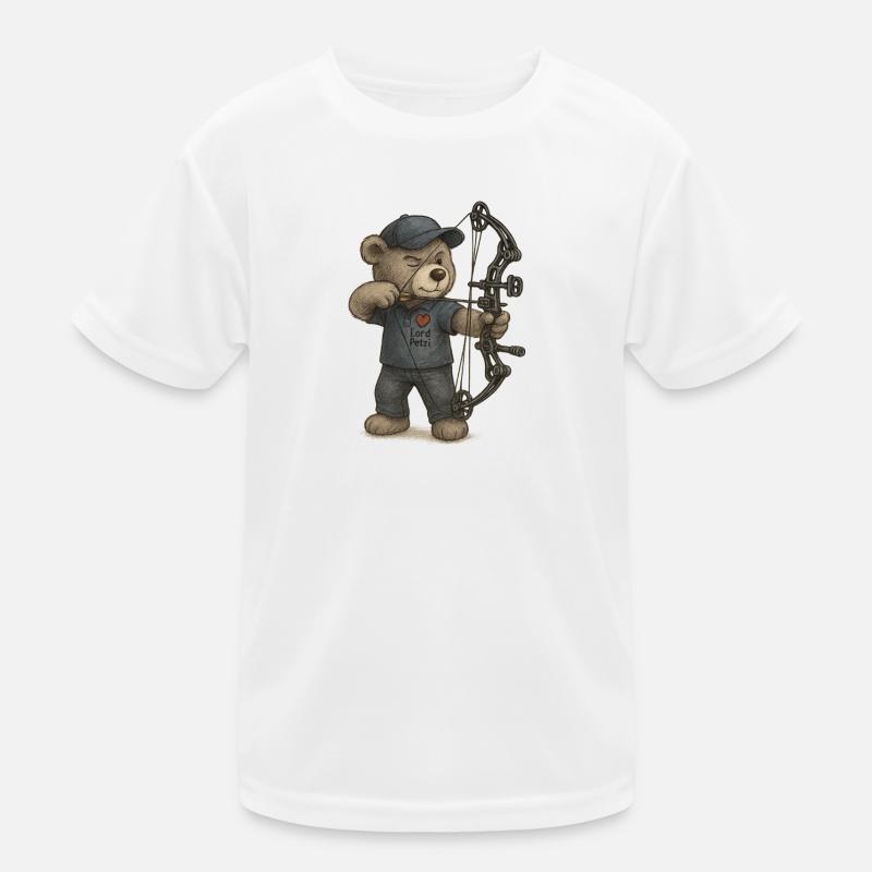 Lord Petzi mit Bogen und Pfeil Kinder Funktions-T-Shirt