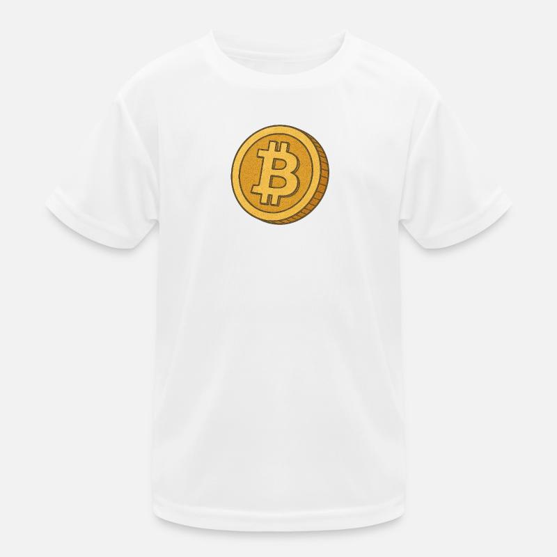 Bitcoin_als_comic T-shirt sport Enfant