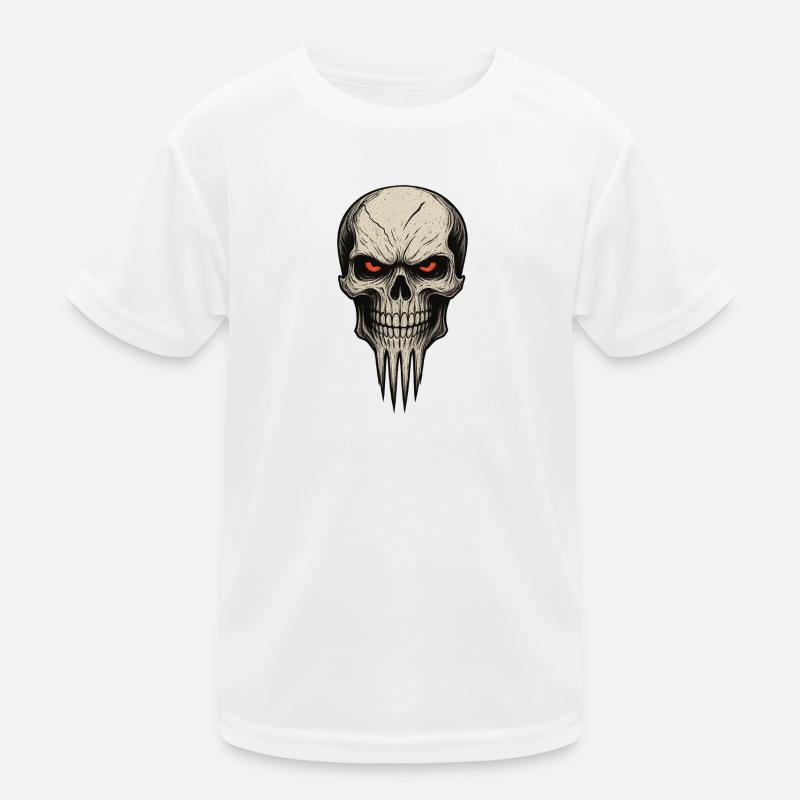 Zombie Skull Nightmare Kids Functional T-Shirt