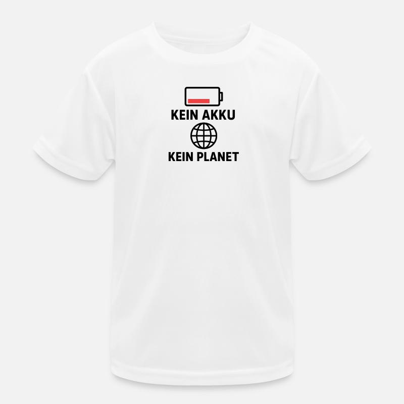 Umweltbewusstes Statement T-Shirt Kinder Funktions-T-Shirt