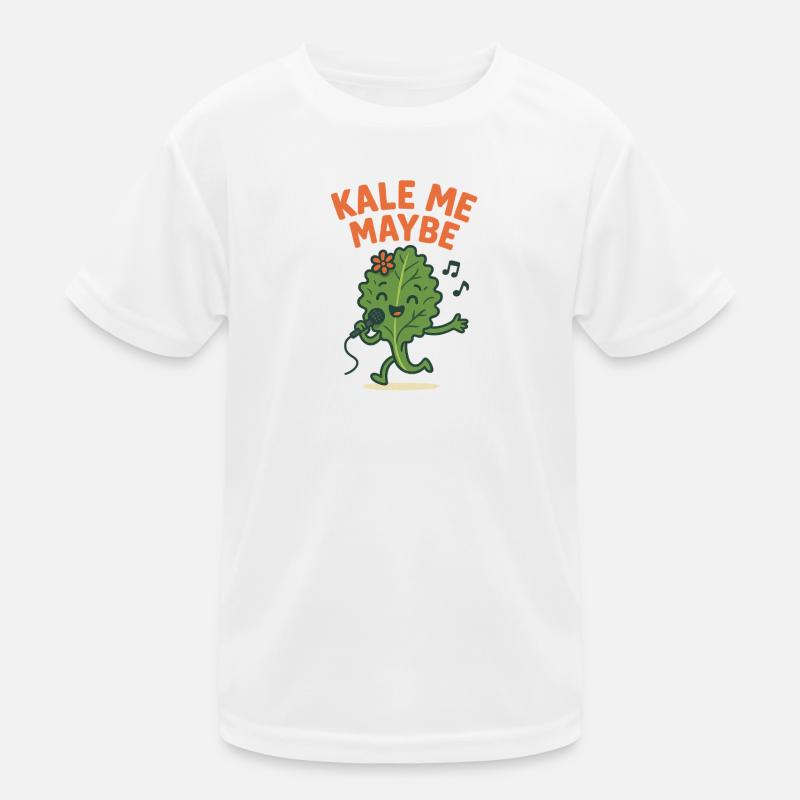 Verspielte Glatze mit Musik und Mikrofon Kinder Funktions-T-Shirt