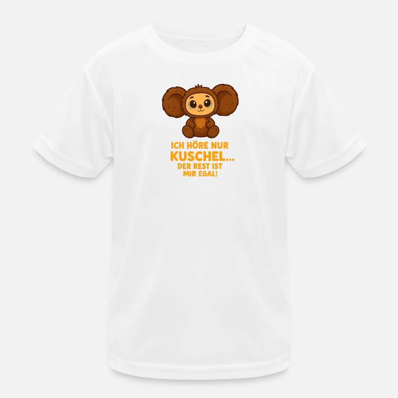 Cuddly bear with saying Kids Functional T-Shirt