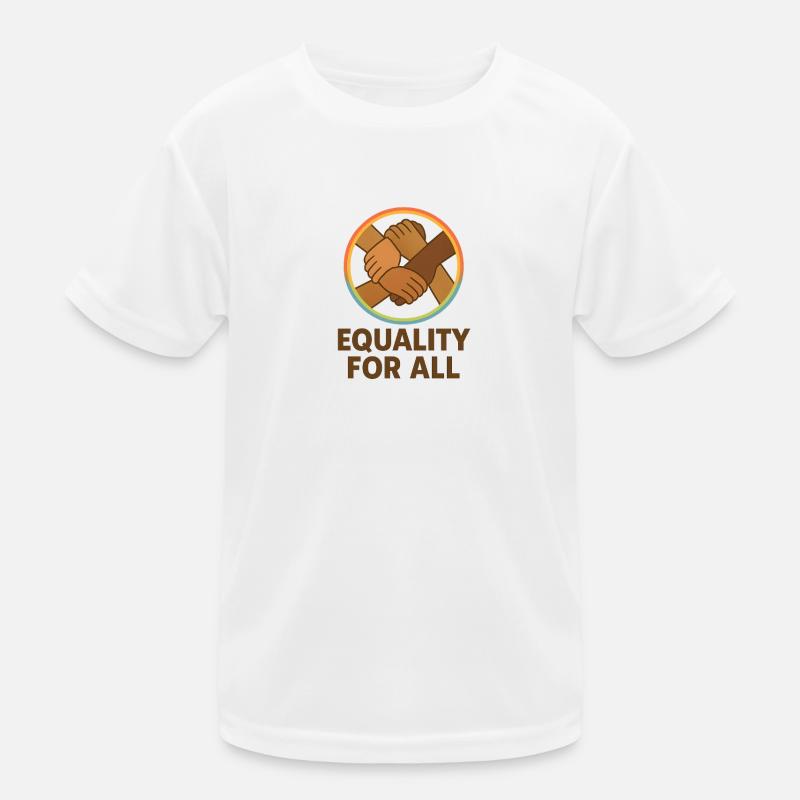 Unity Hands Conception de l’emblème circulaire T-shirt sport Enfant
