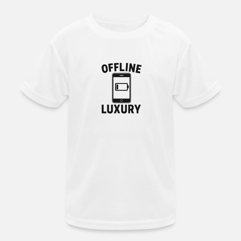 Motif de luxe hors ligne T-shirt sport Enfant