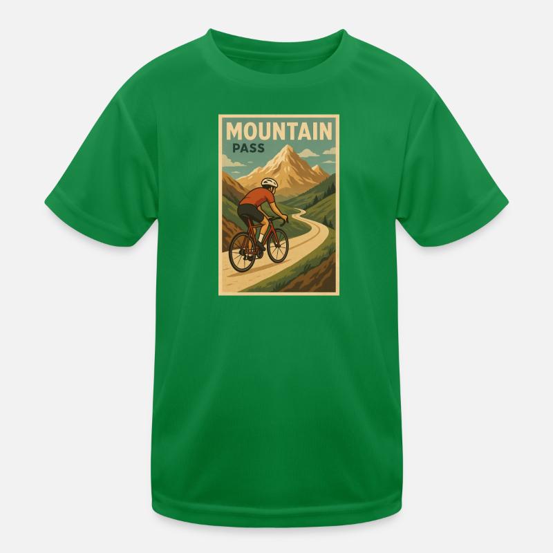 Vélo Passage col Montagne T-shirt sport Enfant
