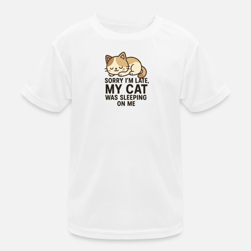 Delay Jeu with cute kitten Kids Functional T-Shirt