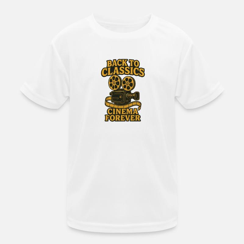 Cinema - Kids Functional T-Shirt - white