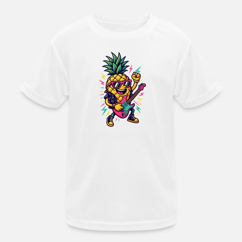 Music Pineapple Kids Functional T-Shirt