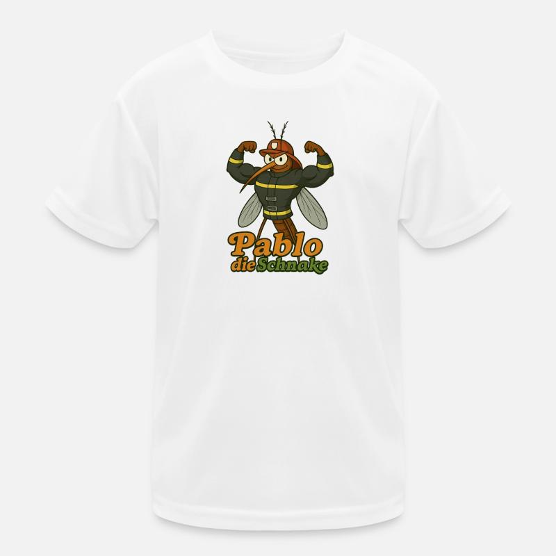 Firefighter Pablo Kids Functional T-Shirt