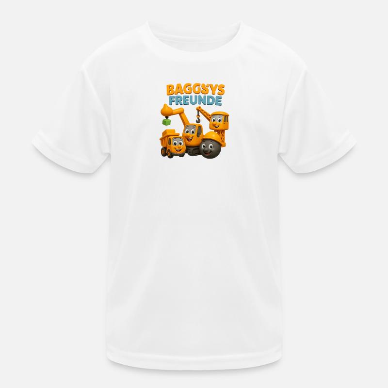 Baggys Baugeräte Kinderdesign Kinder Funktions-T-Shirt