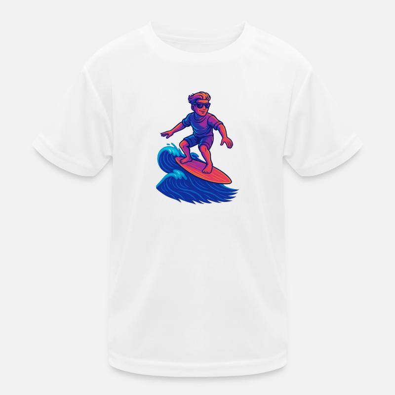 Surfeur de vagues T-shirt sport Enfant