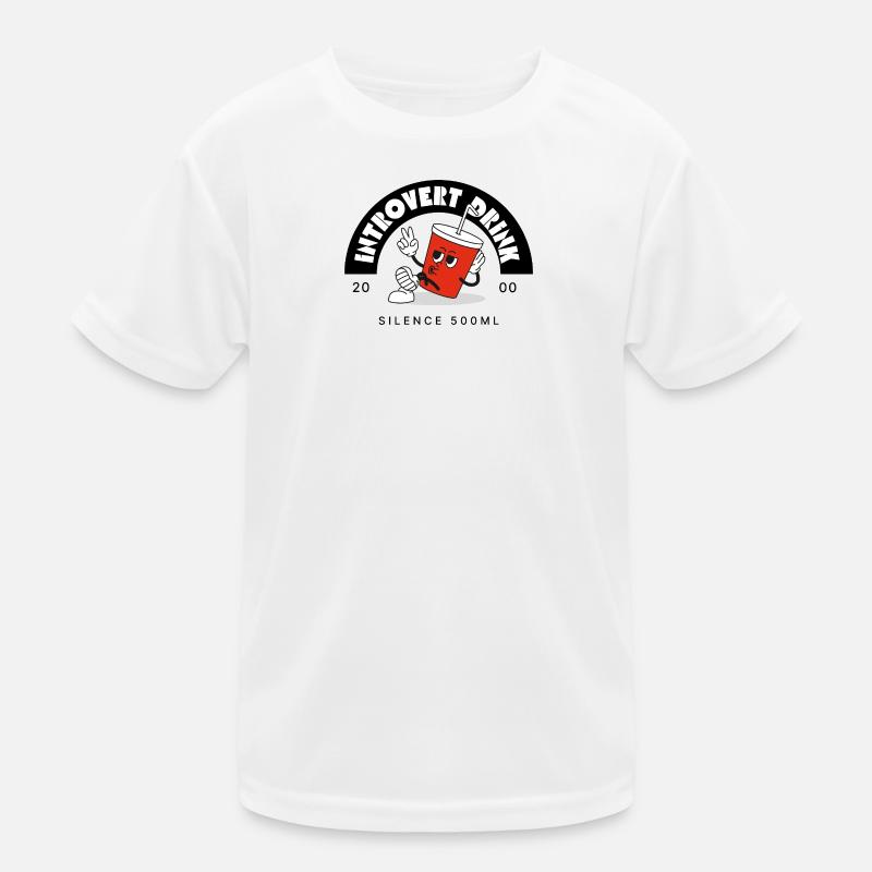 Introvert - Kids Functional T-Shirt - white