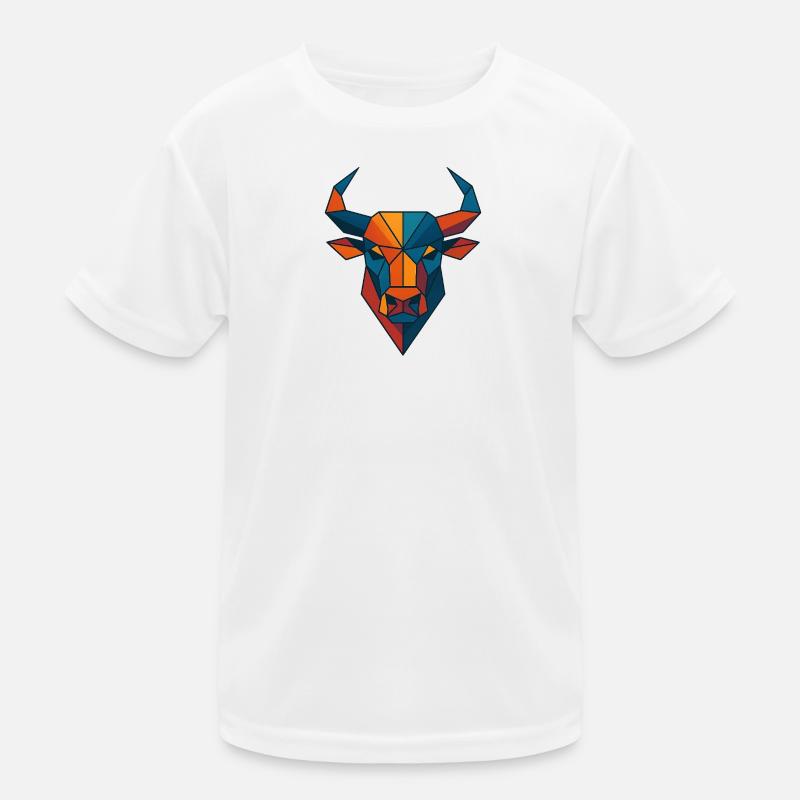 Bull's Head | Taurus Print / Print / Design Kids Functional T-Shirt