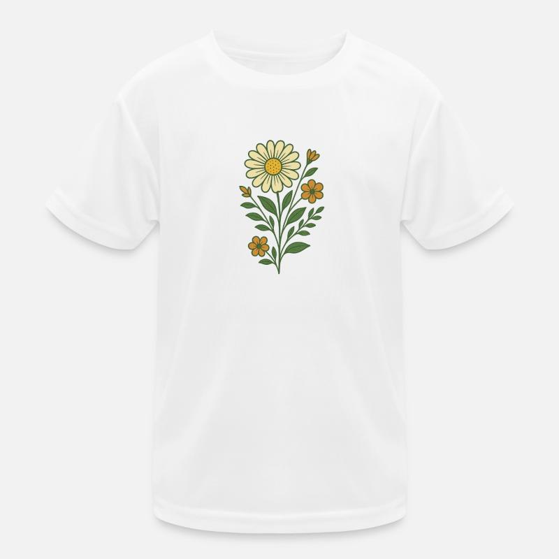 Bouquet de fleurs T-shirt sport Enfant