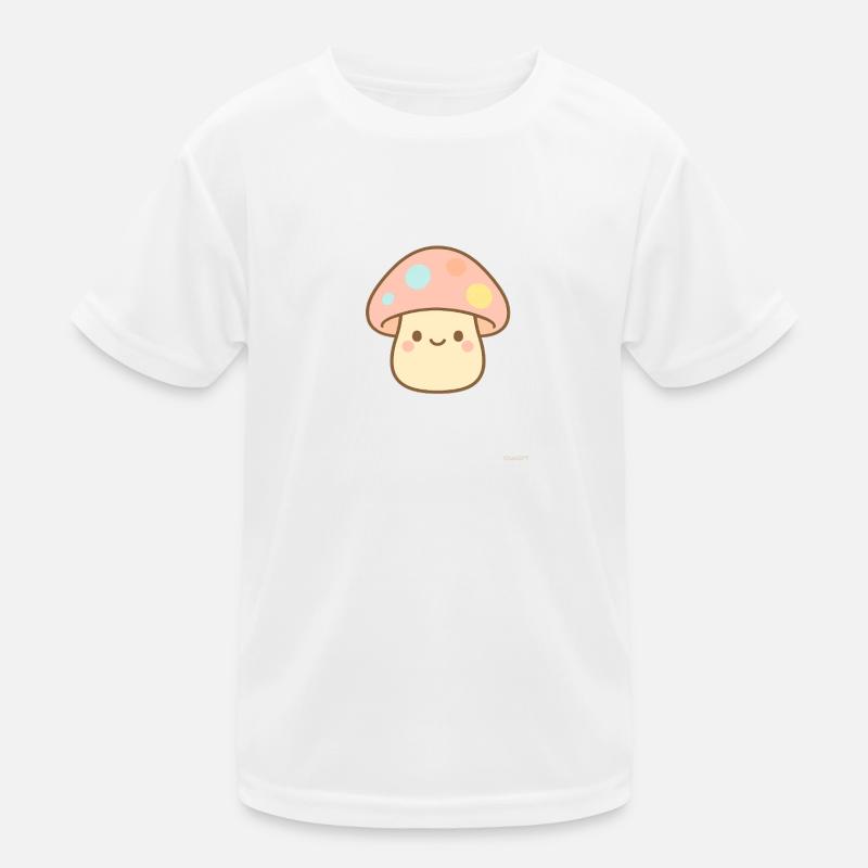 Pilz Mushroom Kinder Funktions-T-Shirt
