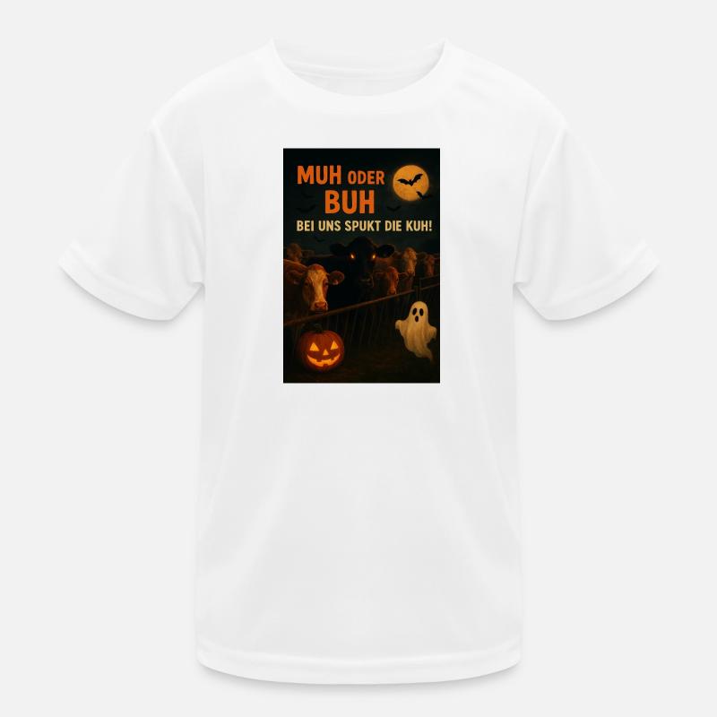 Spectacle de vaches d’Halloween Kuhwitz T-shirt sport Enfant