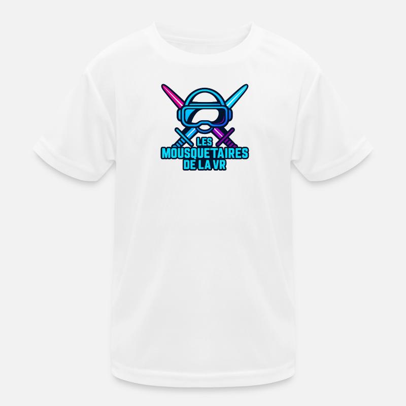 Musketeers VR Neon Duel Kids Functional T-Shirt