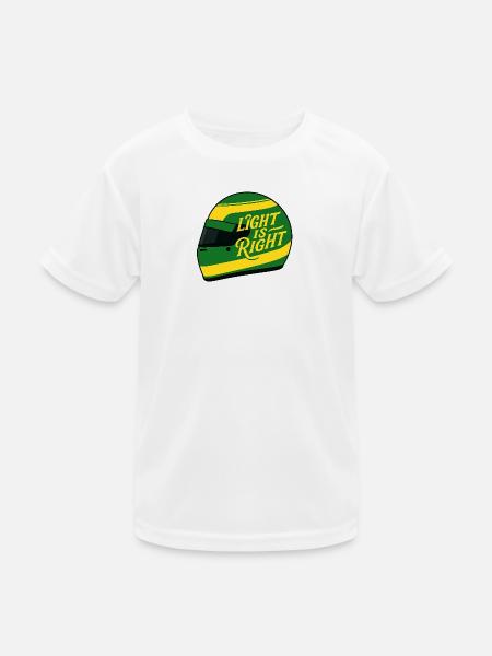 Das Licht hat Recht - Kinder Funktions-T-Shirt - Weiß