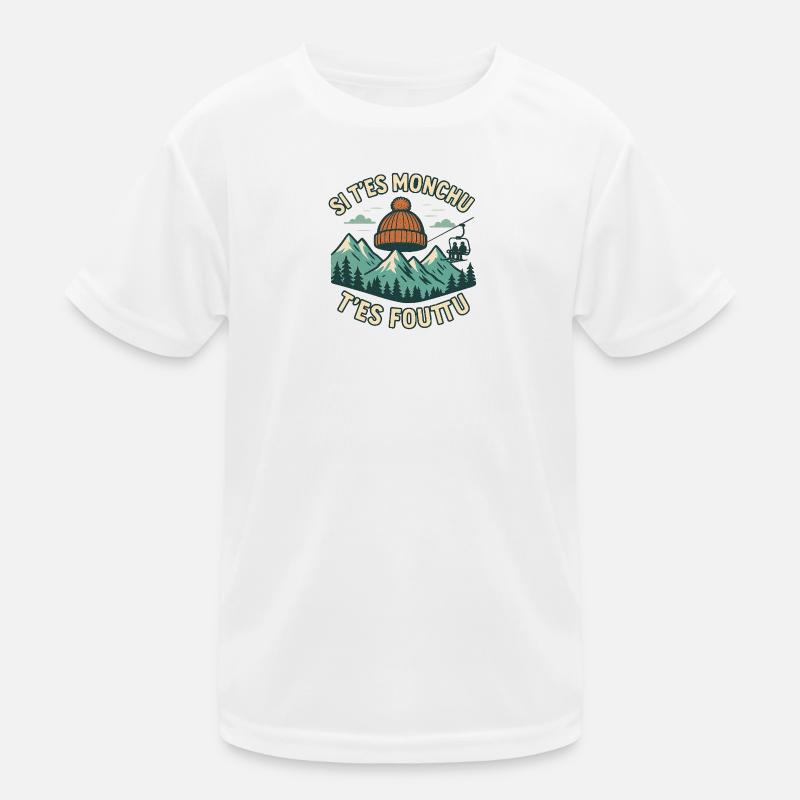 Wenn du Monchu bist, bist du am Kinder Funktions-T-Shirt