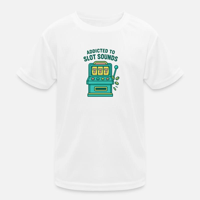 automat - Kinder Funktions-T-Shirt - Weiß