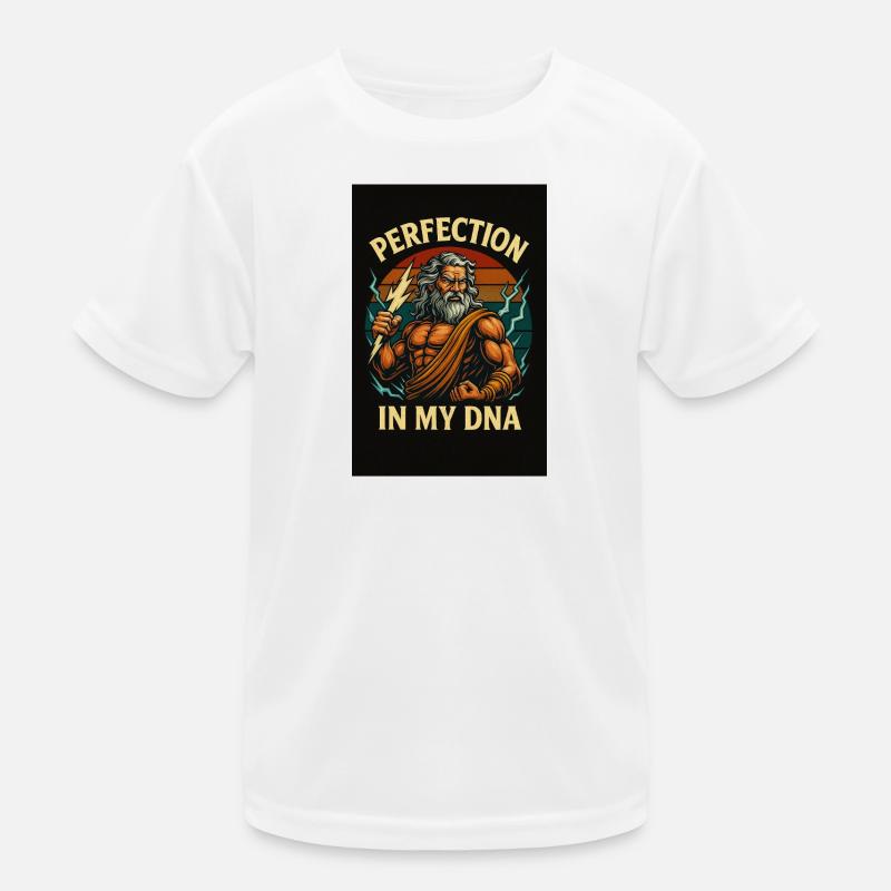 Perfektionskraft – Gott des Donners Kinder Funktions-T-Shirt