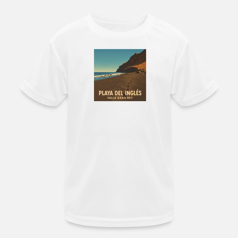 Playa del Ingles im Valle Gran Rey Kinder Funktions-T-Shirt