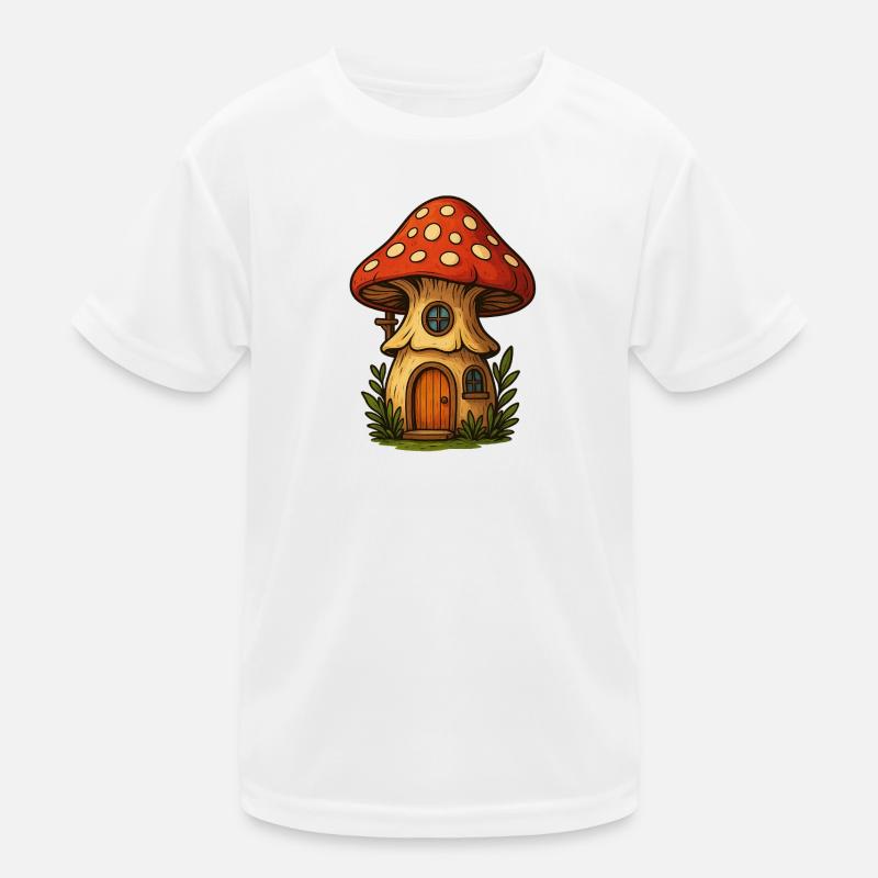 Mushroom Home Kids Functional T-Shirt