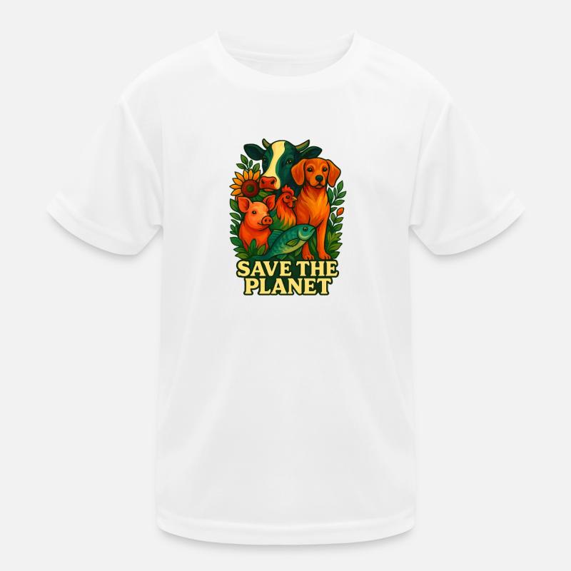 Protéger la planète T-shirt sport Enfant