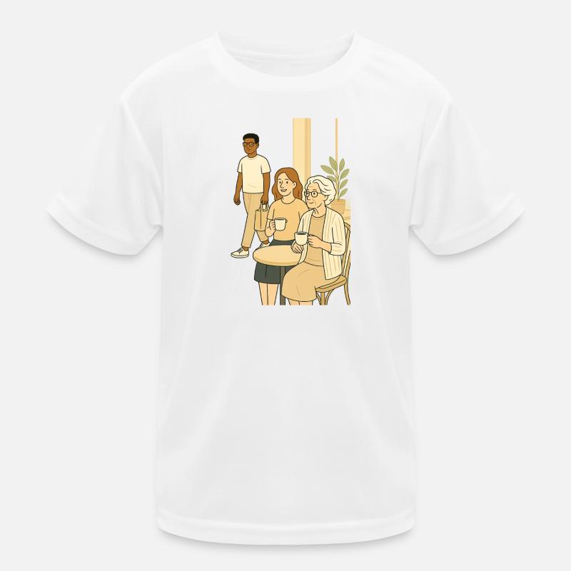 Coffee hour generations Kids Functional T-Shirt