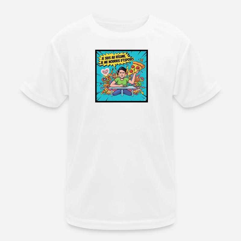 Diät und Hoffnungen Comics Kinder Funktions-T-Shirt