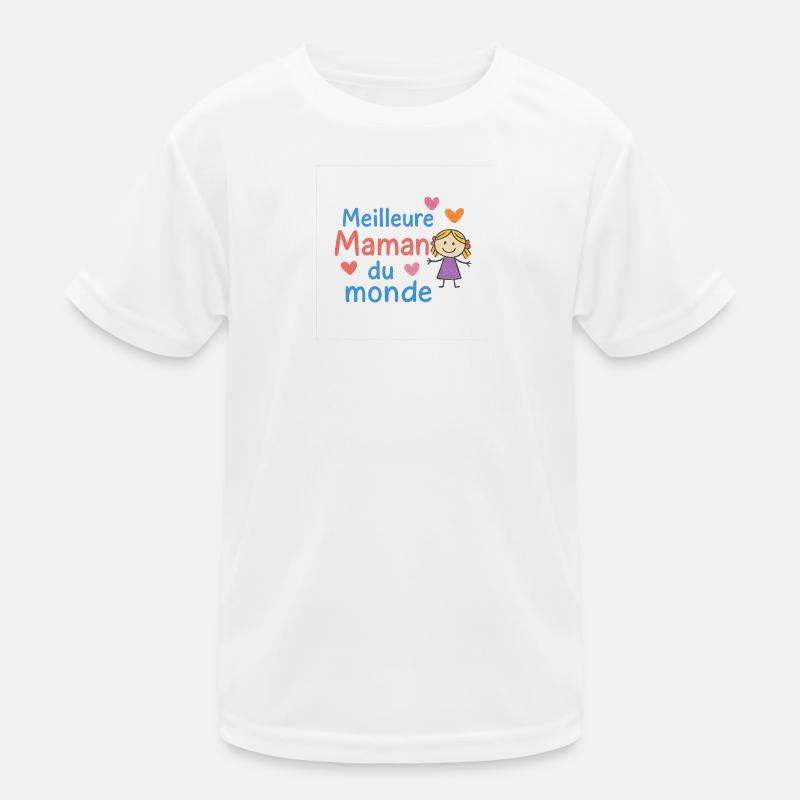 Beste Mutter der Welt Kinder Funktions-T-Shirt