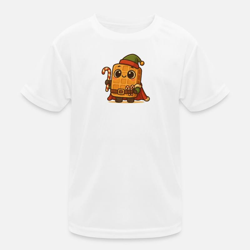 Gaufre de Noël T-shirt sport Enfant