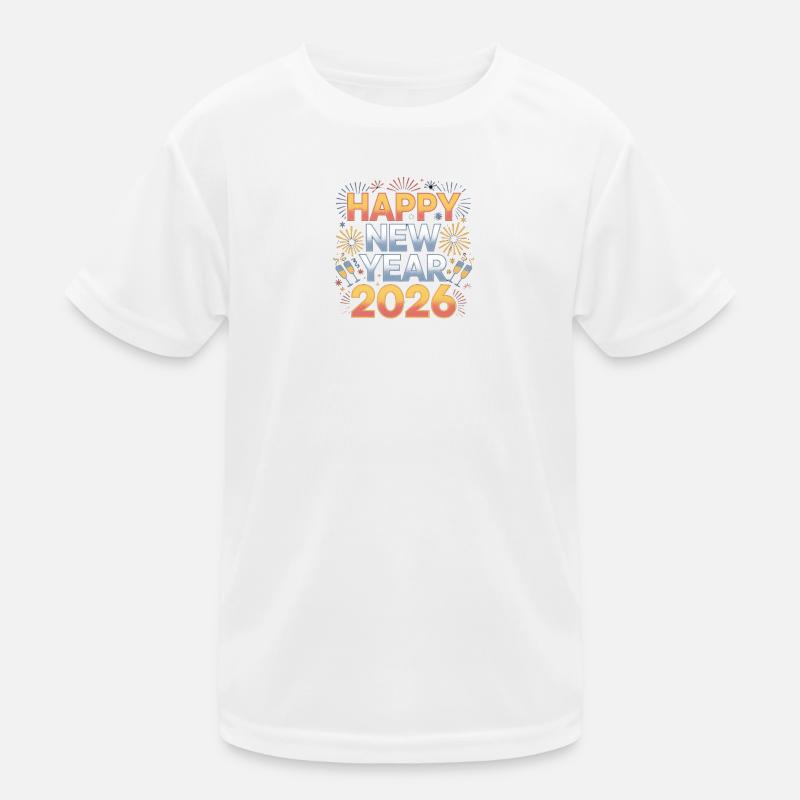 Bonne Année 2026 T-shirt sport Enfant