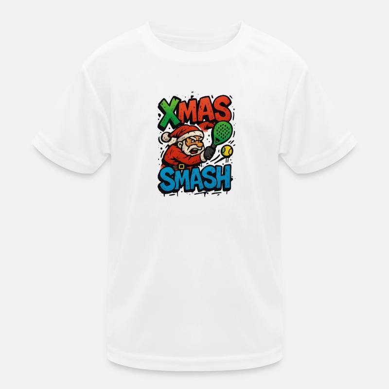 Noël Smash Santa Padel T-shirt sport Enfant