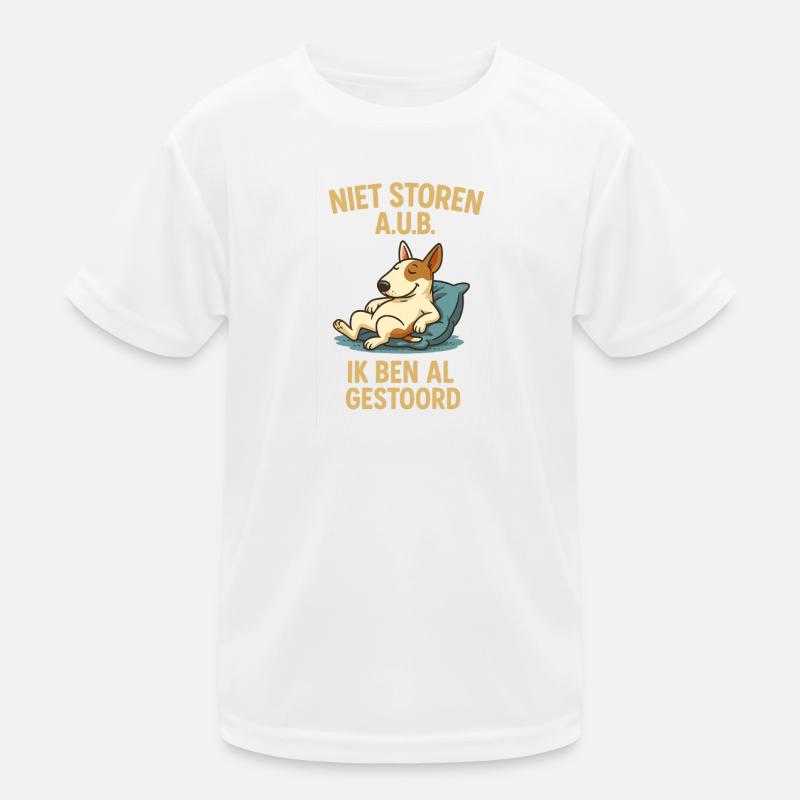 Ne pas déranger le Bull Terrier T-shirt sport Enfant
